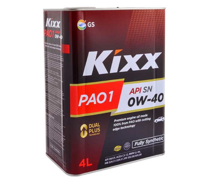 Kixx GS113096 Engine oil Kixx PAO 1 0W-40, 4L GS113096: Buy near me in Poland at 2407.PL - Good price!