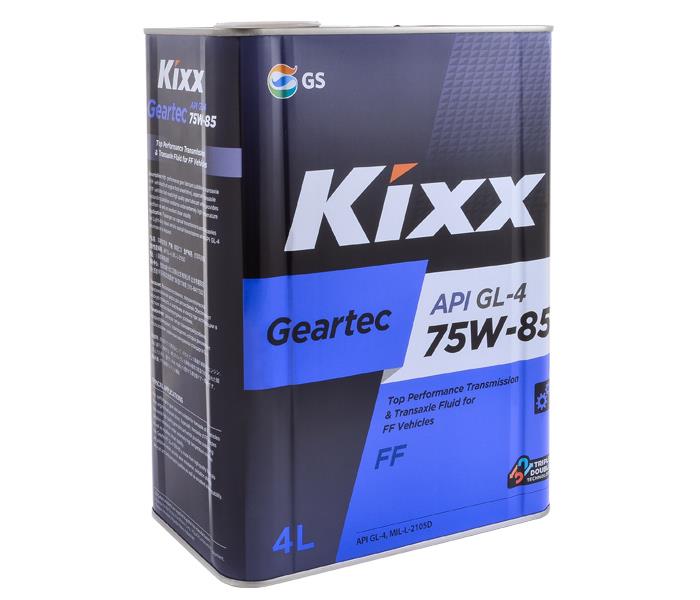 Kixx GS1131239 Трансмиссионное масло КІХХ GEARTEC FF GL-4 75W-85, 4 л GS1131239: Отличная цена - Купить в Польше на 2407.PL!