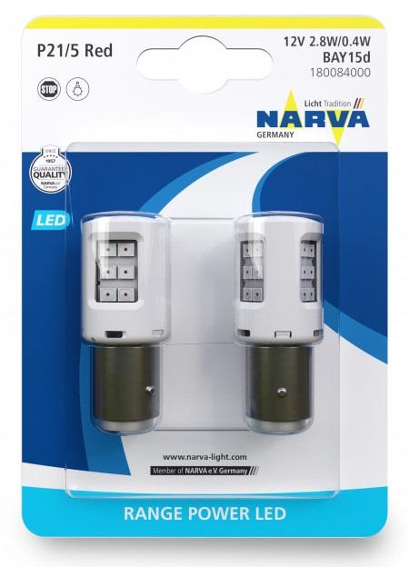 180084000 Narva - LED-Lampe Narva Range Power LED P21/5W 12V