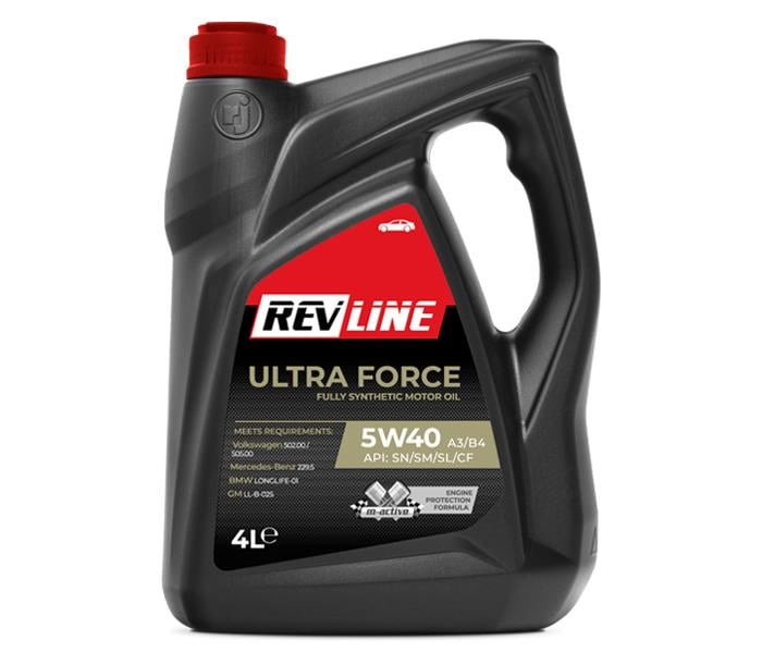 Revline RV1131571 Engine oil Revline Ultra Force Synthetic 5W-40, 4L RV1131571: Buy near me in Poland at 2407.PL - Good price!