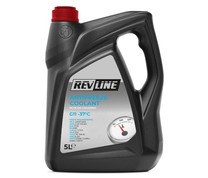 Revline RV1241588 Antifreeze Revline G11, -37°C, 5 L RV1241588: Buy near me in Poland at 2407.PL - Good price!