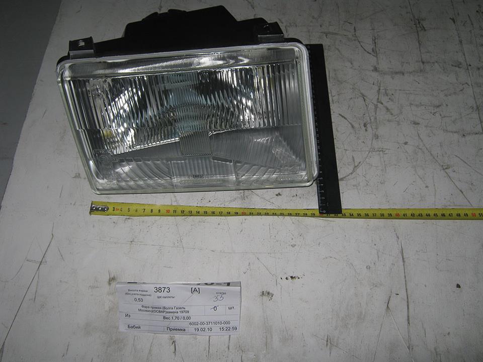 Gaz 6002.3711010 Headlight left 60023711010: Buy near me at 2407.PL in Poland at an Affordable price!