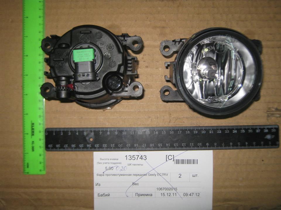 Geely 1067002015 Fog lamp 1067002015: Buy near me in Poland at 2407.PL - Good price!