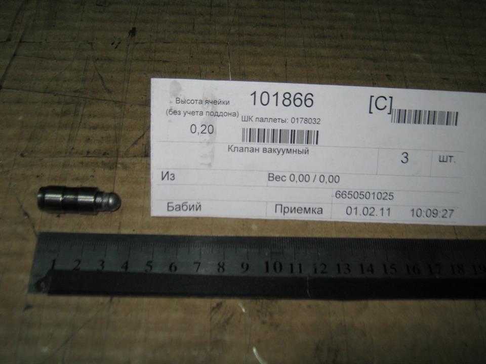 Ssang Yong 66505-01025 Hydraulic Lifter 6650501025: Buy near me in Poland at 2407.PL - Good price!