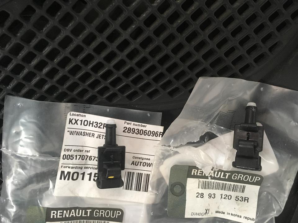 Renault 28 93 120 53R Glass washer nozzle 289312053R: Buy near me in Poland at 2407.PL - Good price!