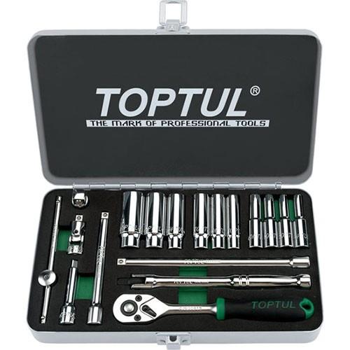 Toptul GCAD1813 Tool kit 1/4 "18 units of inch 3/16" -9/16 "(long heads) GCAD1813: Buy near me in Poland at 2407.PL - Good price!