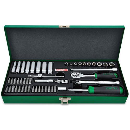 Toptul GCAD5004 Tool kit 1/4 "50 units (12 gr.) GCAD5004: Buy near me in Poland at 2407.PL - Good price!