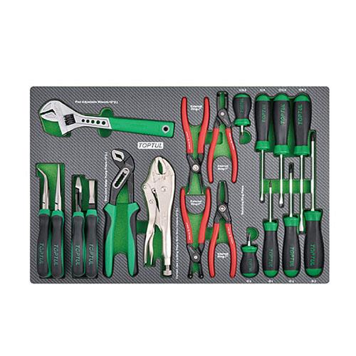 Toptul GED1912 The tool kit combined 19 units. (in the tool tray) TOPTUL GED1912 GED1912: Buy near me in Poland at 2407.PL - Good price!