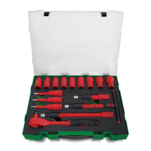 Toptul GZC1609 The tool kit of the electric insulated VDE 1/2 "16 units. (6-gr.) GZC1609: Buy near me in Poland at 2407.PL - Good price!