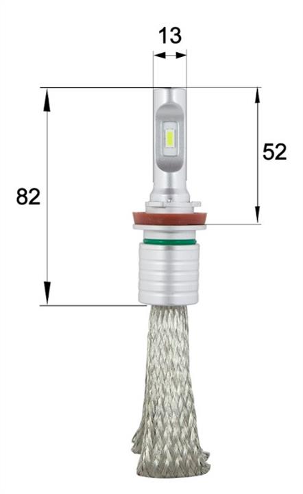 LED-Lampen, Satz Sho-Me G9.2 H11 12V 20W 6000K Sho-Me SM G9.2 H11