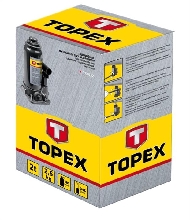 Topex 97X032 Hydraulic bottle jack 2t, to 116mm, 2,5kg 97X032: Buy near me in Poland at 2407.PL - Good price!