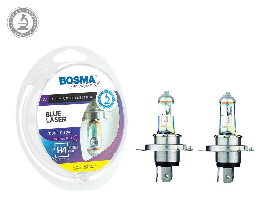 Bosma 3684 Halogen lamp Bosma Blue Laser 12V H4 60/55W 3684: Buy near me in Poland at 2407.PL - Good price!