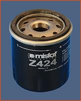 Misfat Z424 Масляный фильтр Z424: Отличная цена - Купить в Польше на 2407.PL!
