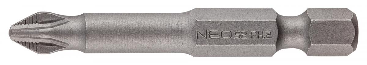 Neo Tools 06-037 1/4" Bit phillips PH2 X 50 mm, ACR, 5 pcs 06037: Buy near me in Poland at 2407.PL - Good price!