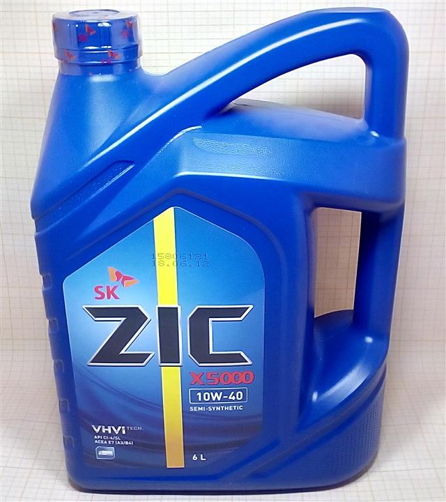 ZIC 172658 Motoröl ZIC X5000 10W-40, 6 L 172658: Kaufen Sie zu einem guten Preis in Polen bei 2407.PL!