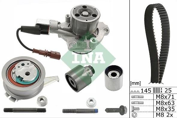 INA 530 0650 30 TIMING BELT KIT WITH WATER PUMP 530065030: Buy near me at 2407.PL in Poland at an Affordable price!