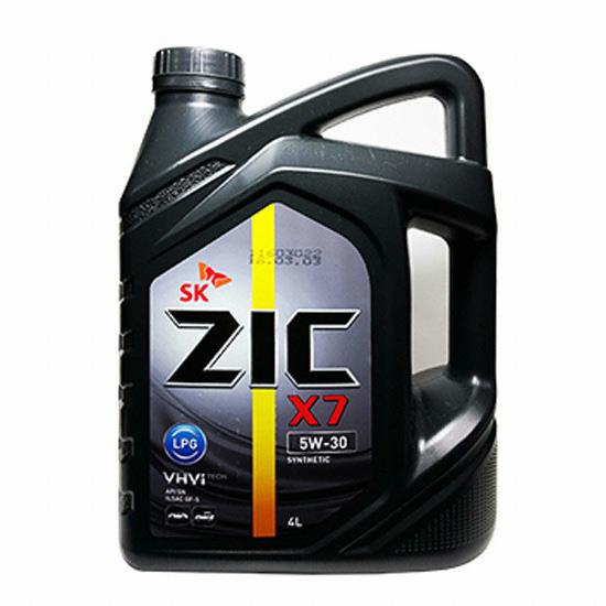 ZIC 162672 Engine oil ZIC X7 LPG 5W-30, 4L 162672: Buy near me in Poland at 2407.PL - Good price!