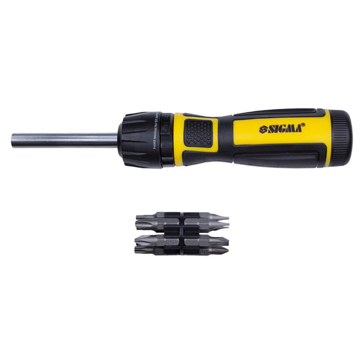 Sigma 4009821 Screwdriver with reverse and bits 4009821: Buy near me in Poland at 2407.PL - Good price!