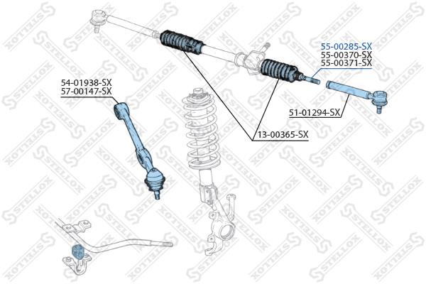 Stellox 55-00285-SX Spurstange 5500285SX: Kaufen Sie zu einem guten Preis in Polen bei 2407.PL!
