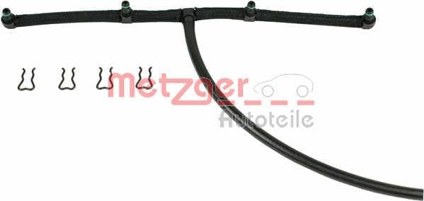 Metzger 0840021 Excess fuel return hose 0840021: Buy near me in Poland at 2407.PL - Good price!