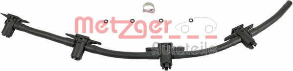 Metzger 0840026 Excess fuel return hose 0840026: Buy near me in Poland at 2407.PL - Good price!