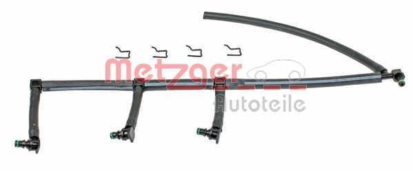 Metzger 0840038 Excess fuel return hose 0840038: Buy near me in Poland at 2407.PL - Good price!