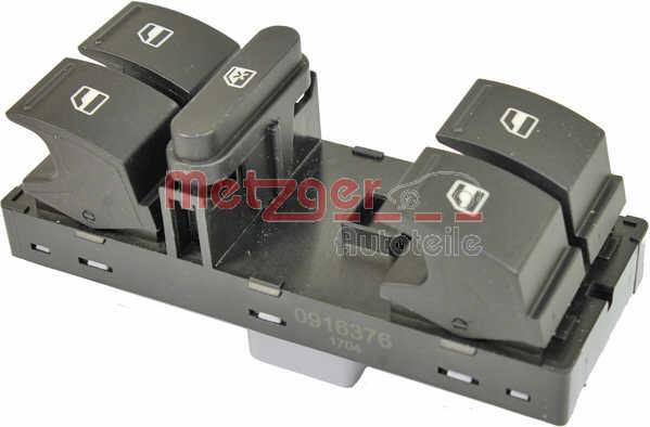 Metzger 0916376 Power window button 0916376: Buy near me in Poland at 2407.PL - Good price!