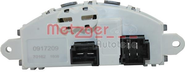 Metzger 0917209 Fan motor resistor 0917209: Buy near me in Poland at 2407.PL - Good price!