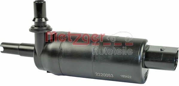 Metzger 2220053 Glass washer pump 2220053: Buy near me in Poland at 2407.PL - Good price!