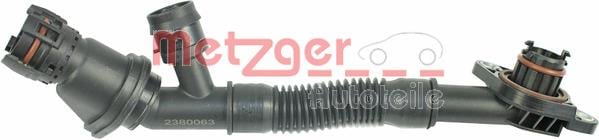 Metzger 2380063 Hose, crankcase breather 2380063: Buy near me in Poland at 2407.PL - Good price!