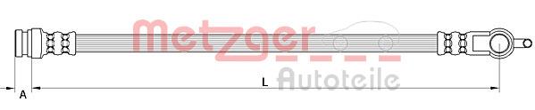 Metzger 4111630 Тормозной шланг 4111630: Отличная цена - Купить в Польше на 2407.PL!