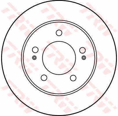 TRW DF1434 Front brake disc ventilated DF1434: Buy near me in Poland at 2407.PL - Good price!