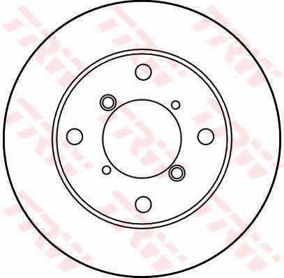 TRW DF2710 Tarcza hamulcowa tylna, niewentylowana DF2710: Dobra cena w Polsce na 2407.PL - Kup Teraz!