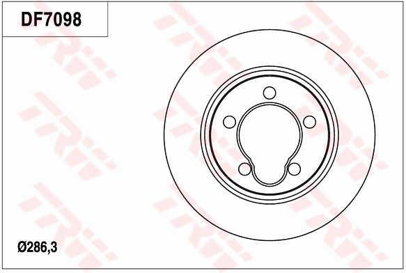 TRW DF7098 Tarcza hamulcowa DF7098: Dobra cena w Polsce na 2407.PL - Kup Teraz!