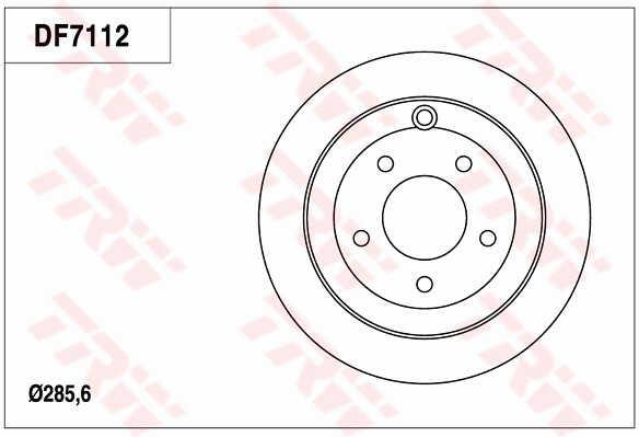 TRW DF7112 Tarcza hamulcowa DF7112: Dobra cena w Polsce na 2407.PL - Kup Teraz!