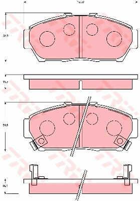 TRW GDB7091 Klocki hamulcowe TRW COTEC, komplet GDB7091: Dobra cena w Polsce na 2407.PL - Kup Teraz!