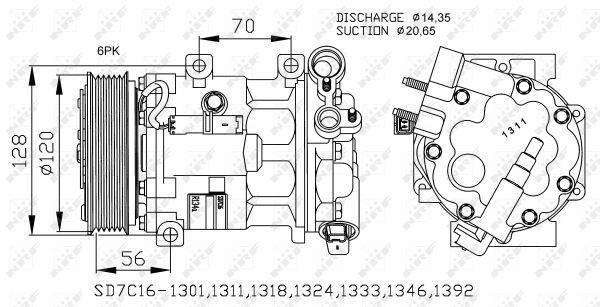 NRF Kompressor klimaanlage – Preis 1174 PLN