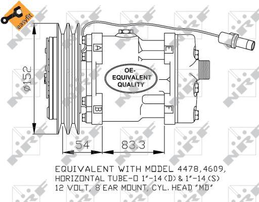 NRF 32756 Compressor 32756: Buy near me at 2407.PL in Poland at an Affordable price!