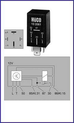 Hitachi 132061 Glow plug relay 132061: Buy near me in Poland at 2407.PL - Good price!