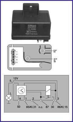 Hitachi 132080 Glow plug relay 132080: Buy near me at 2407.PL in Poland at an Affordable price!