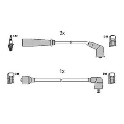 Hitachi 134120 Ignition cable kit 134120: Buy near me in Poland at 2407.PL - Good price!