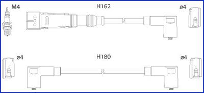 Hitachi 134715 Zündkabel kit 134715: Kaufen Sie zu einem guten Preis in Polen bei 2407.PL!