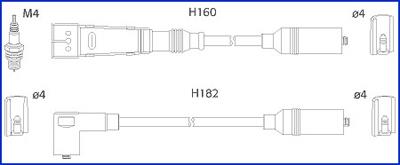 Hitachi 134716 Провода высоковольтные, комплект 134716: Отличная цена - Купить в Польше на 2407.PL!