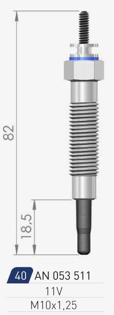 A-N Parts A-N053511 Glow plug AN053511: Buy near me in Poland at 2407.PL - Good price!