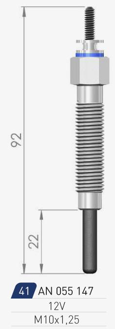 A-N Parts A-N055147 Glow plug AN055147: Buy near me in Poland at 2407.PL - Good price!