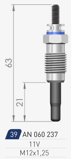A-N Parts A-N060237 Glow plug AN060237: Buy near me in Poland at 2407.PL - Good price!