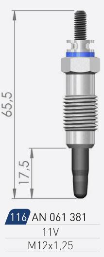 A-N Parts A-N061381 Glow plug AN061381: Buy near me in Poland at 2407.PL - Good price!