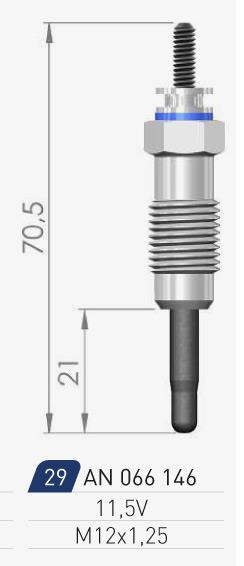 A-N Parts A-N066146 Świeca żarowa AN066146: Dobra cena w Polsce na 2407.PL - Kup Teraz!