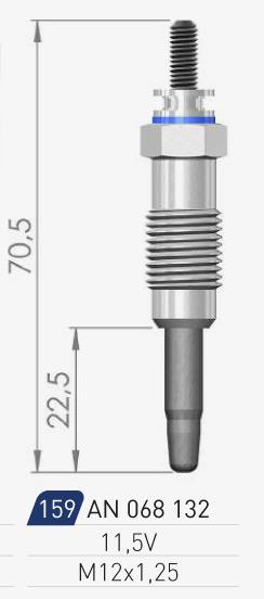 A-N Parts A-N068132 Glow plug AN068132: Buy near me in Poland at 2407.PL - Good price!