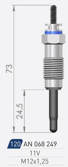 A-N Parts A-N068249 Glow plug AN068249: Buy near me in Poland at 2407.PL - Good price!